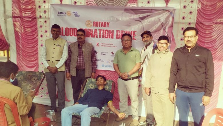रोटरी क्लब वीरगञ्जद्वारा रक्तदान कार्यक्रम, ३ महिलासहित ४९ जनाले गरे रक्तदान