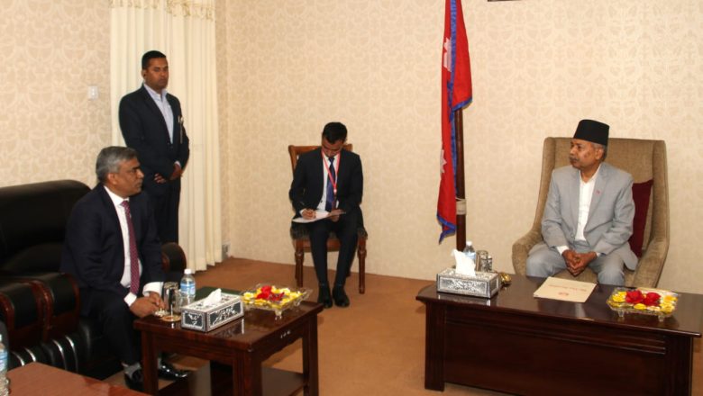 उपराष्ट्रपति यादव र बङ्गलादेशका राजदूत रहमानबीच भेटवार्ता