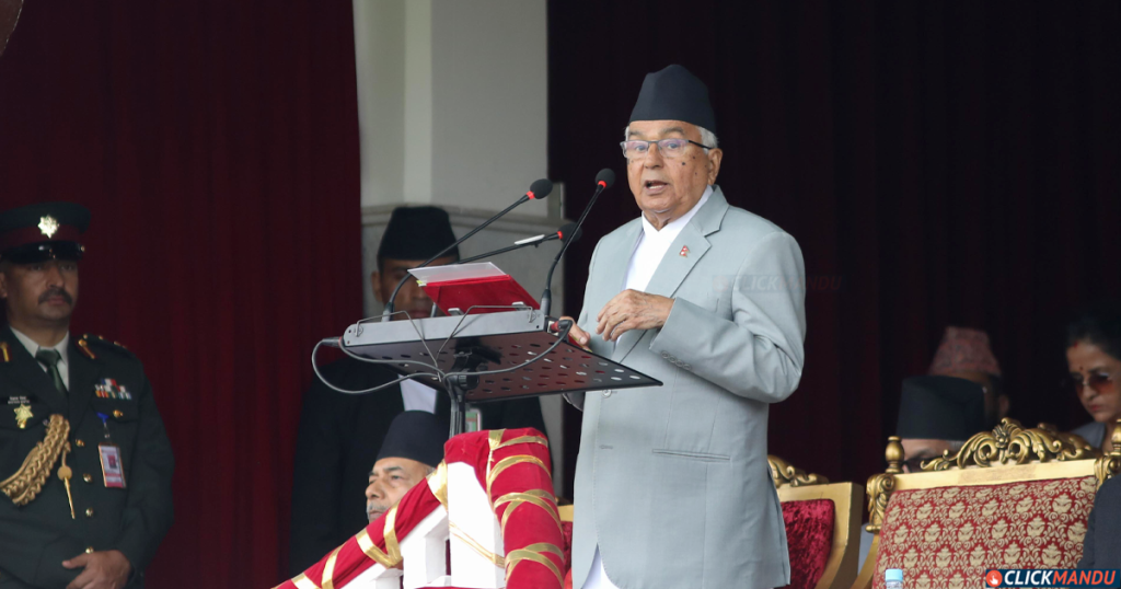 गणतन्त्र दिवसमा राष्ट्रपतिको ऐतिहासिक सम्बोधन, टुँडिखेलमा विशेष समारोह सम्पन्न