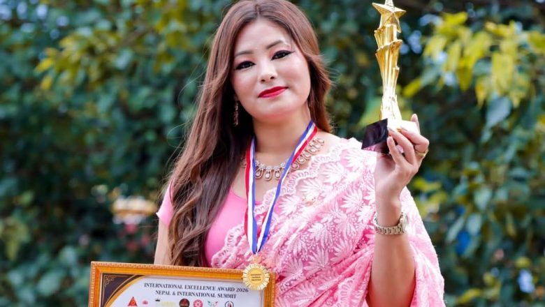 अभिनेत्री तथा सामाजिक अभियन्ता माया थामीलाई ‘International Excellence Award 2026’ मा विशेष सम्मानित