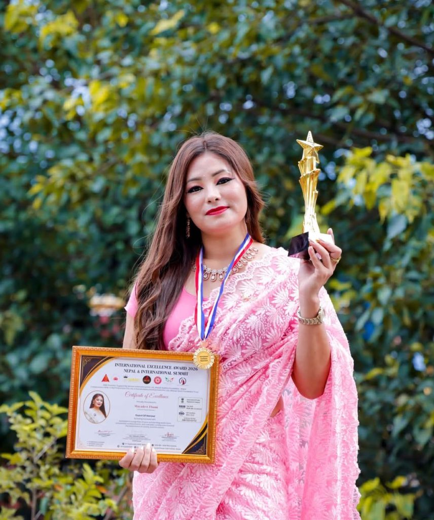 अभिनेत्री तथा सामाजिक अभियन्ता माया थामीलाई ‘International Excellence Award 2026’ मा विशेष सम्मानित
