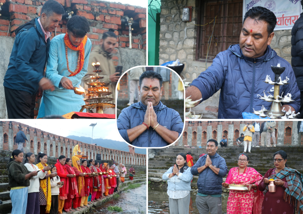 महागङ्गा आरती शङ्खमूल मोक्षधाममा सम्पन्न