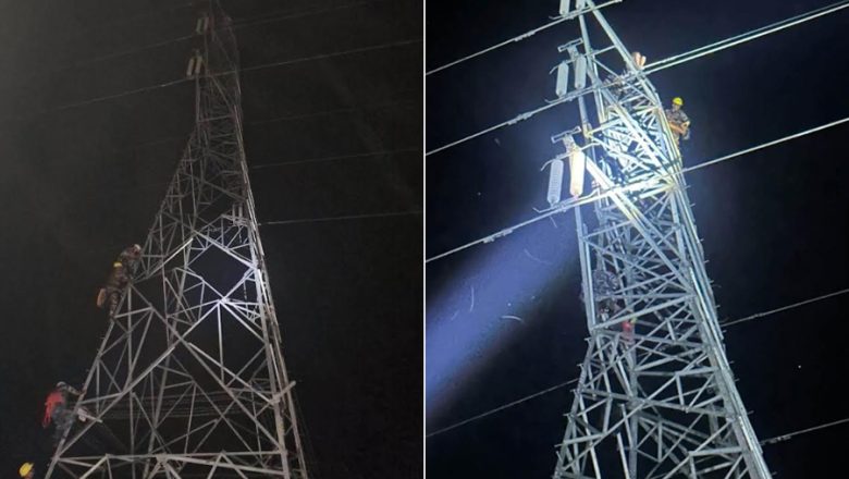सर्लाहीमा प्रसारण लाइनको टावरमा चढेकी १७ वर्षीया युवतीको तीन घण्टापछि सकुशल उद्धार